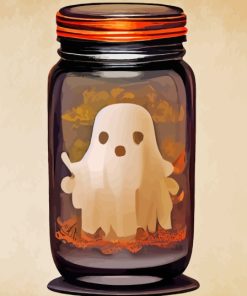 Ghost In A Jar Diamond Painting