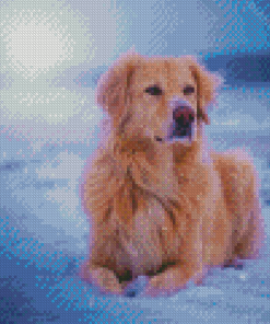 Golden Retriever Diamond Painting