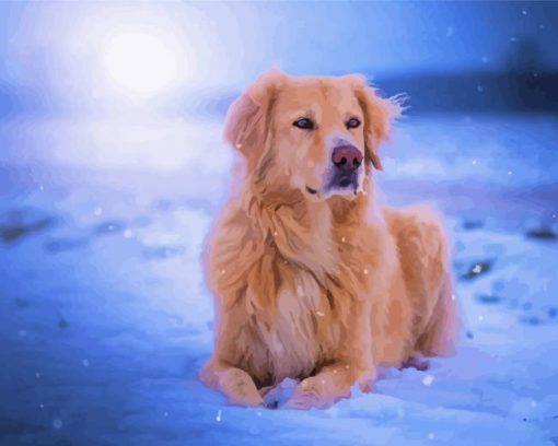 Golden Retriever Diamond Painting