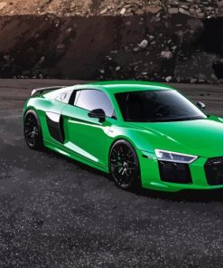 Green Audi R8 Diamond Painting