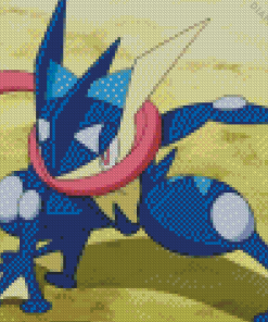 Greninja Pokemon Species Diamond Painting