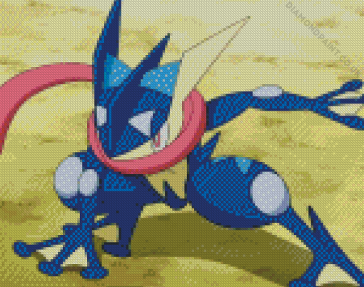 Greninja Pokemon Species Diamond Painting