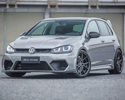 Grey Mk7 Golf Diamond Painting