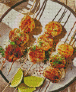 Grilled Scallops Diamond Painting