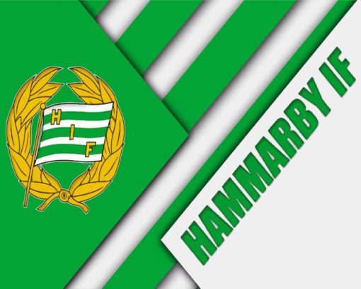 Hammarby Football Team Diamond Painting