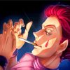 Hisoka Morow Smoking Diamond Painting