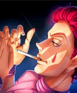 Hisoka Morow Smoking Diamond Painting