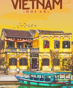 Hoi An City Poster Diamond Painting