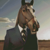 Horse Wearing A Suit Diamond Painting