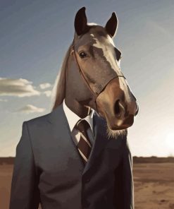 Horse Wearing A Suit Diamond Painting