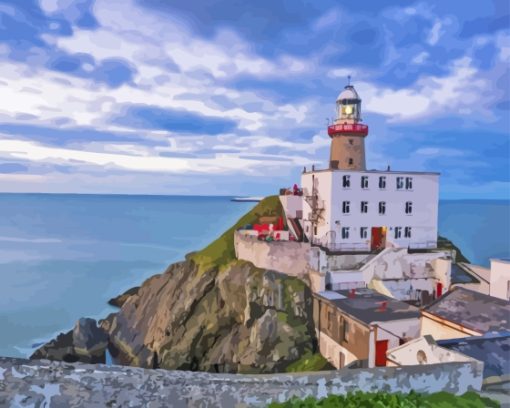 Howth Dublin Lighthouse Diamond Painting