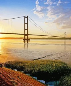 Humber Bridge Yorkshire Diamond Painting