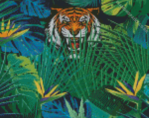 Jungle Tiger Diamond Painting