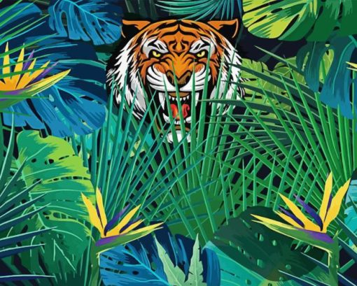 Jungle Tiger Diamond Painting