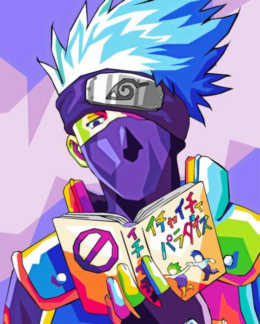 Kakashi Pop Art Diamond Painting