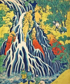 Katsushika Hokusai Waterfall Diamond Painting