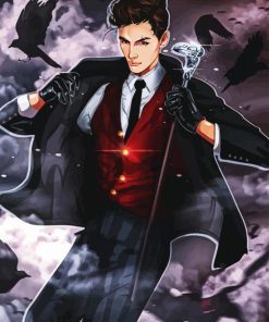 Kaz Brekker With Crows Diamond Painting