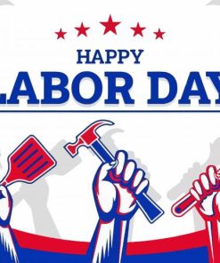 Labor Day Poster Diamond Painting