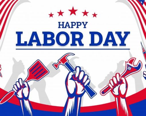 Labor Day Poster Diamond Painting