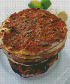 Lahmacun Food Diamond Painting