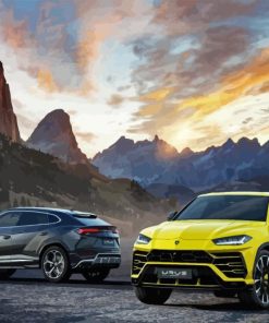 Lamborghini Urus Cars Diamond Painting