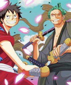 Luffy And Zoro Diamond Painting