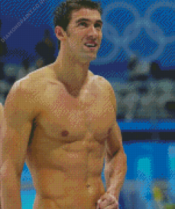 Michael Phelps Diamond Painting