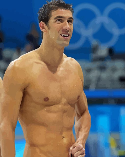 Michael Phelps Diamond Painting