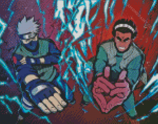 Might Guy And Kakashi Diamond Painting