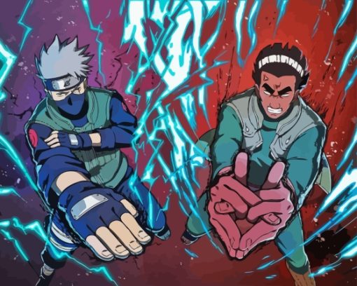 Might Guy And Kakashi Diamond Painting