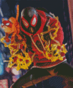 Miles Morales Spiderman Diamond Painting