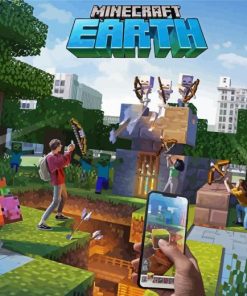 Minecraft Earth Game Diamond Painting