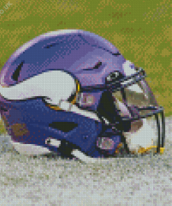 Minnesota Vikings Helmet Diamond Painting