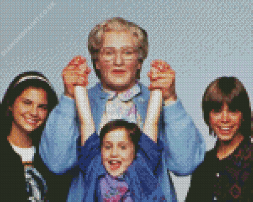 Mrs Doubtfire Movie Diamond Painting