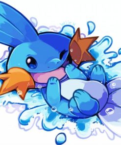 Mudkip Diamond Painting