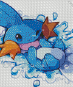 Mudkip Diamond Painting