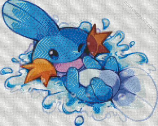 Mudkip Diamond Painting