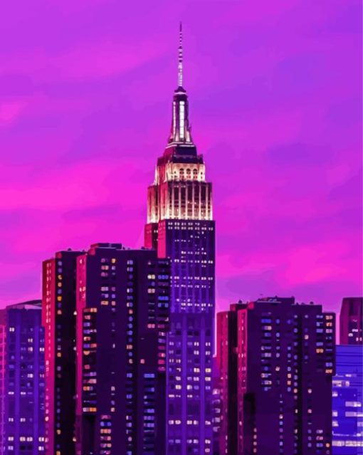 New York Skyline Diamond Painting