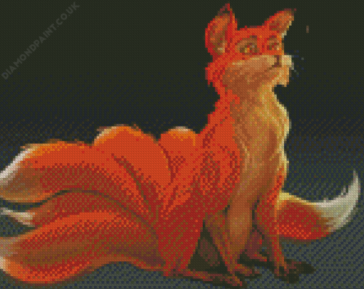 Nine Tailed Fox Diamond Painting