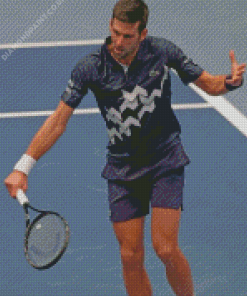 Novak Djokovic Player Diamond Painting