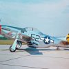 P51 Mustang Fighter Diamond Painting