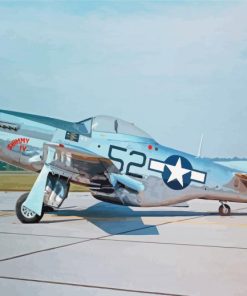 P51 Mustang Fighter Diamond Painting