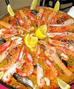 Paella De Marisco Diamond Painting