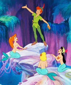 Peter Pan Mermaids Diamond Painting