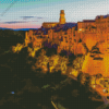 Pitigliano Buildings Diamond Painting