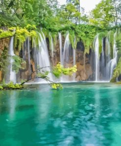 Plitvice Lakes Diamond Painting