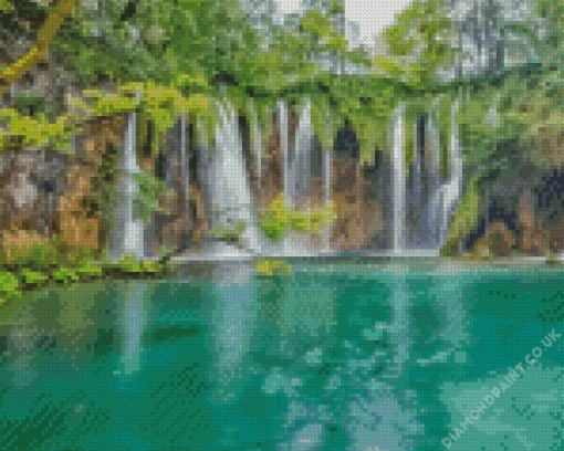 Plitvice Lakes Diamond Painting