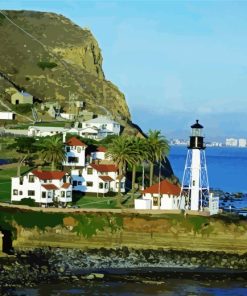 Point Loma Lighthouse Diamond Painting