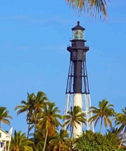 Pompano Beach Lighthouse Diamond Painting