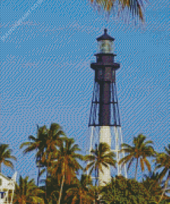 Pompano Beach Lighthouse Diamond Painting